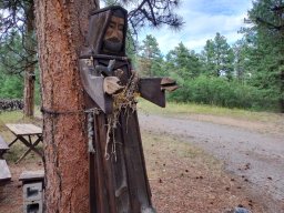 St. Francis wooden statue